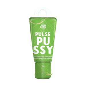 pulse pussy gel excitante feminino sabor vinho com pimenta